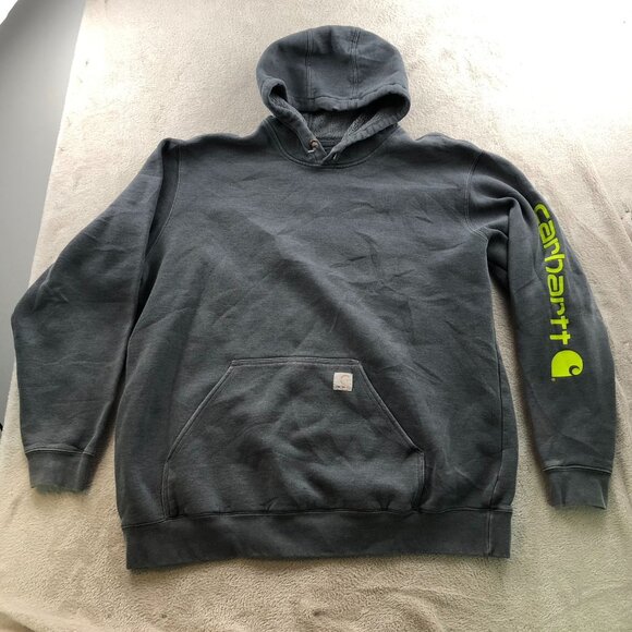Carhartt Mens Hoodie Sweatshirt Size 2XLT Pullover Fleece Original Fit K288 CHH - Picture 11 of 12